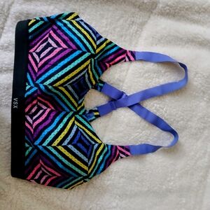 VSX Vibrant Striped Sports Bra